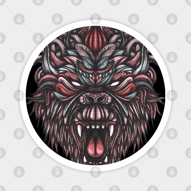 Gorilla color Magnet by fakeface